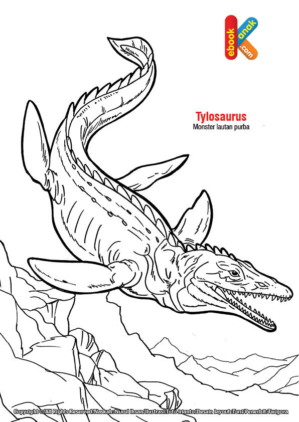 Detail Cara Menggambar Dinosaurus Laut Nomer 11