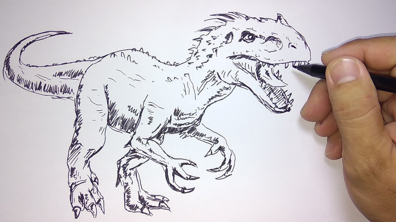 Detail Cara Menggambar Dinosaurus Laut Nomer 5