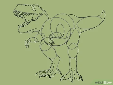Detail Cara Menggambar Dinosaurus Laut Nomer 6