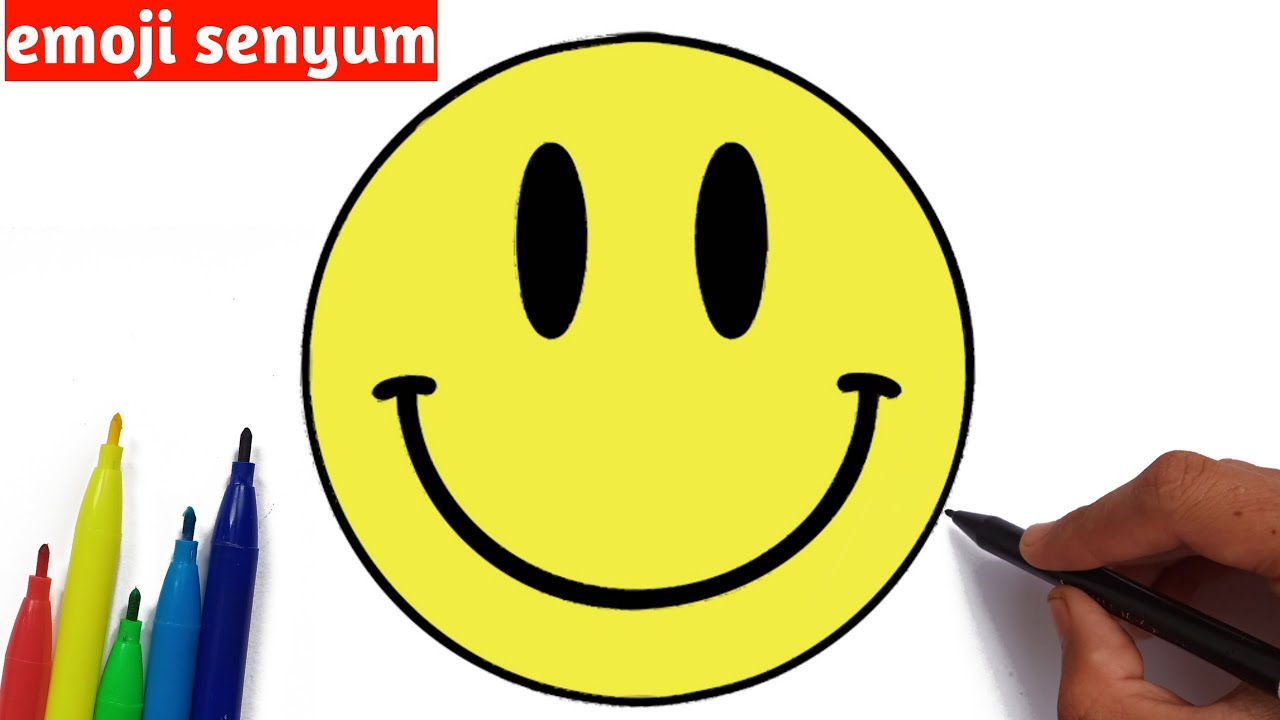 Detail Cara Menggambar Emoji Senyum Nomer 2