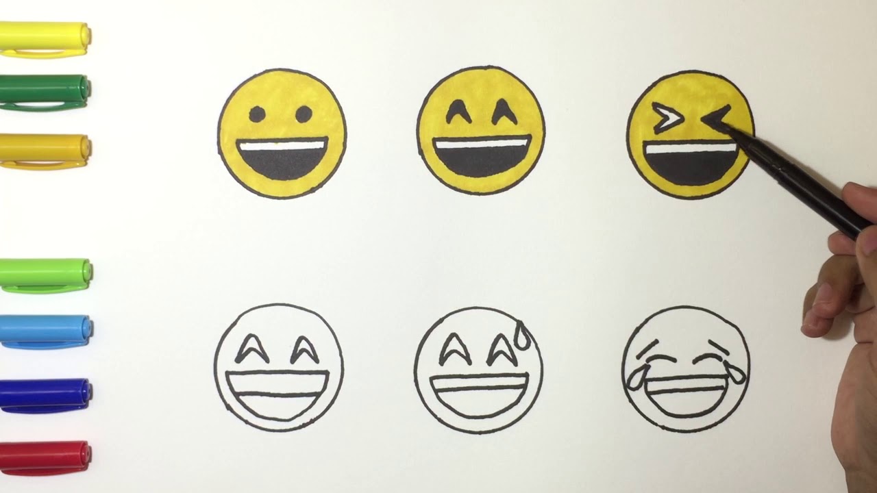 Detail Cara Menggambar Emoji Senyum Nomer 7