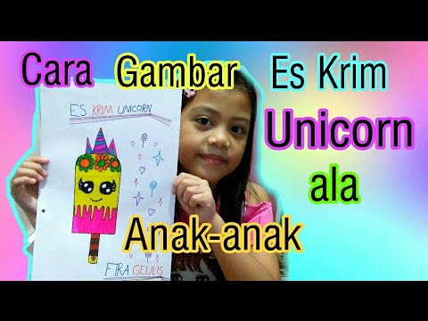 Detail Cara Menggambar Es Krim Unicorn Nomer 14