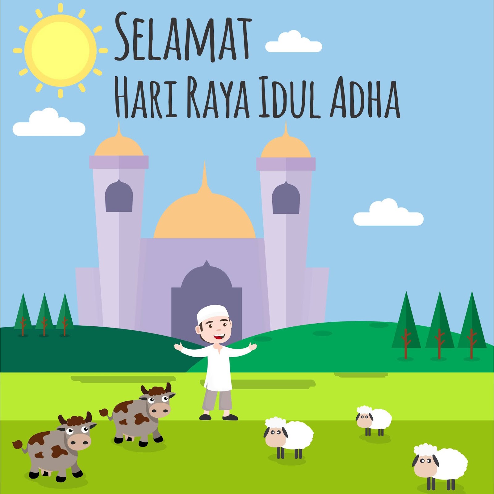 Detail Cara Menggambar Hari Raya Idul Adha Nomer 20