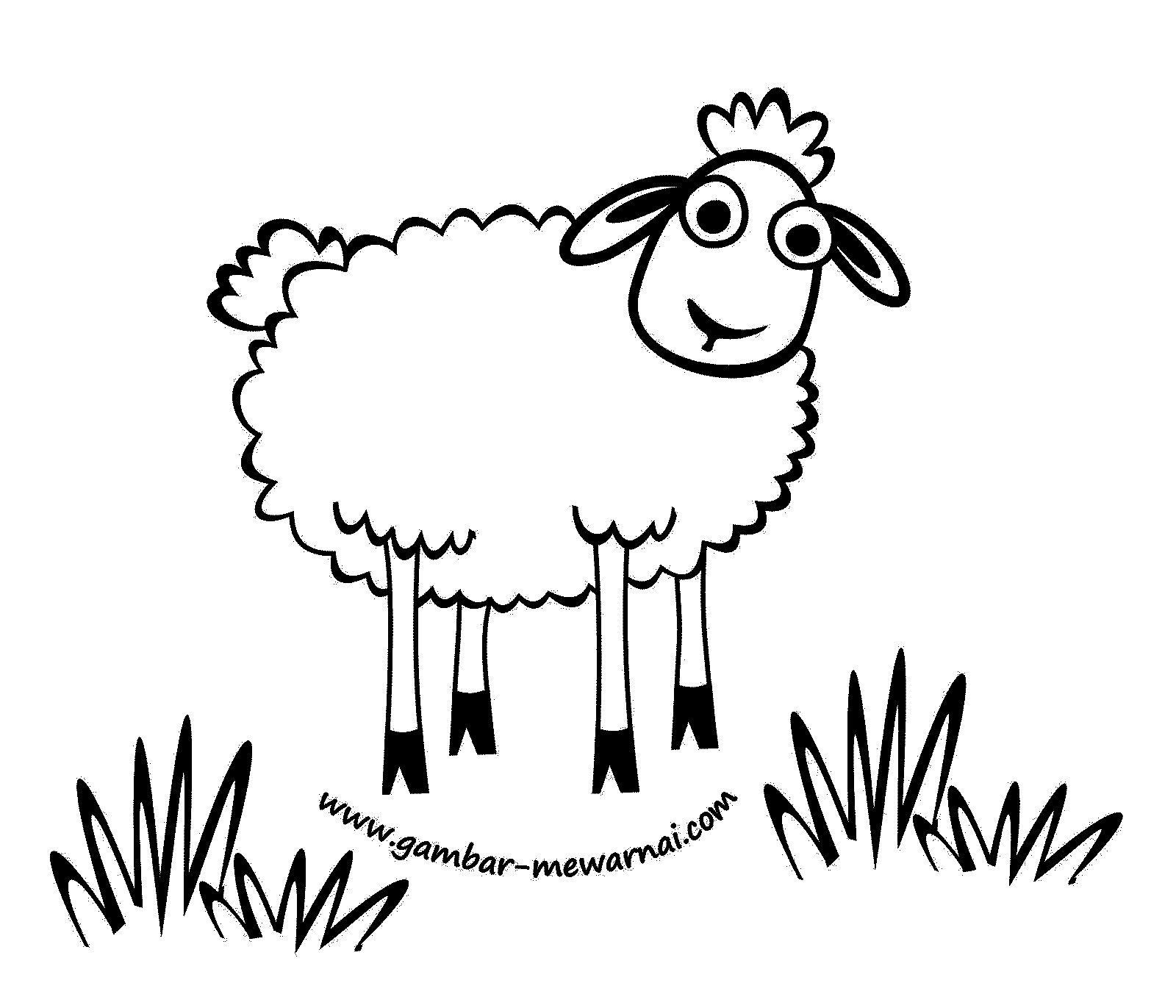 Detail Cara Menggambar Kambing Yang Mudah Nomer 41