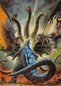 Detail Cara Menggambar King Ghidorah Nomer 40