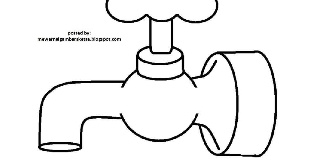 Detail Cara Menggambar Kran Air Nomer 6