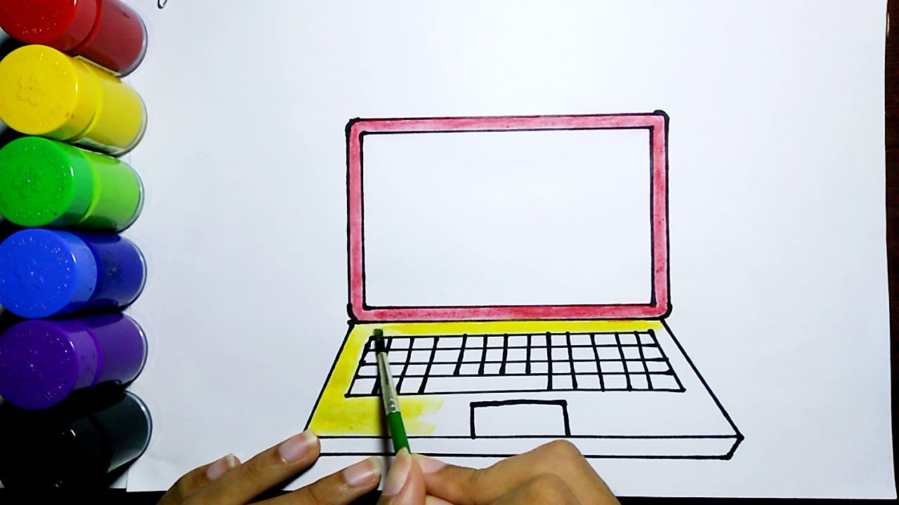 Detail Cara Menggambar Laptop Nomer 3