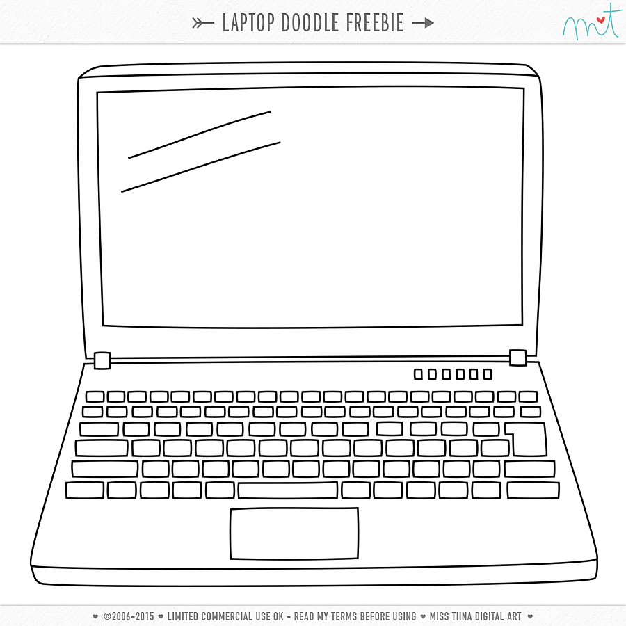 Detail Cara Menggambar Laptop Nomer 4