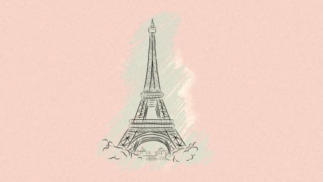 Detail Cara Menggambar Menara Eiffel Dengan Pensil Nomer 51