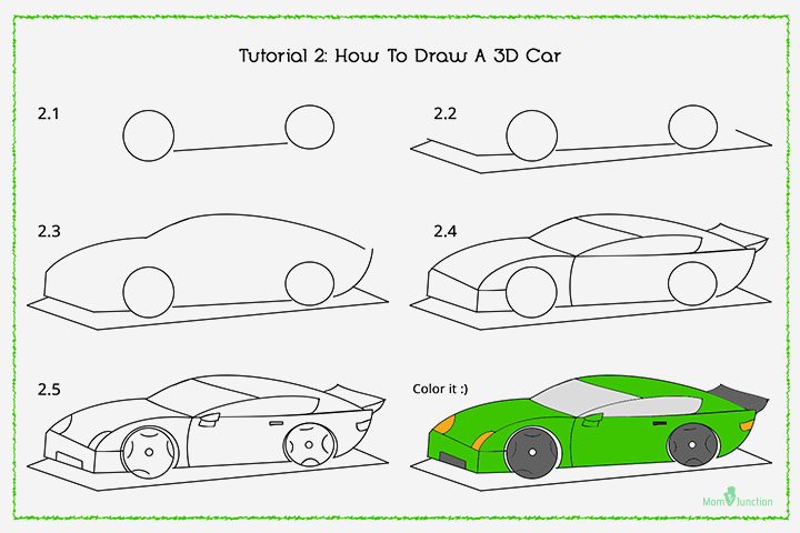 Detail Cara Menggambar Mobil Lamborghini Dengan Pensil Nomer 42