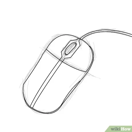 Cara Menggambar Mouse Komputer - KibrisPDR
