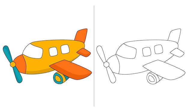 Detail Cara Menggambar Pesawat Untuk Anak Tk Nomer 48