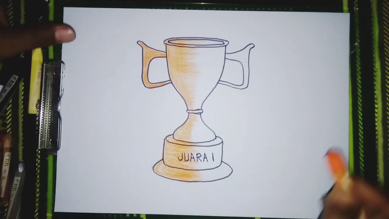 Detail Cara Menggambar Piala Nomer 4