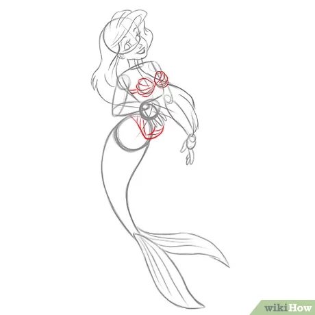 Detail Cara Menggambar Putri Duyung Ariel Nomer 20