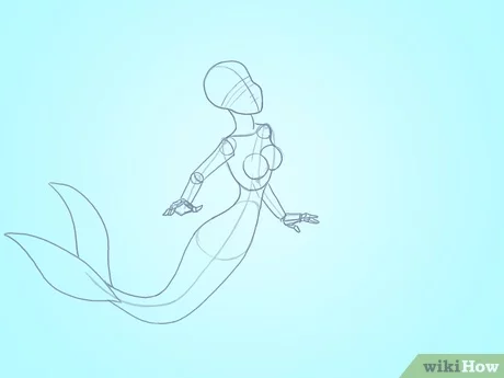 Detail Cara Menggambar Putri Duyung Ariel Nomer 8