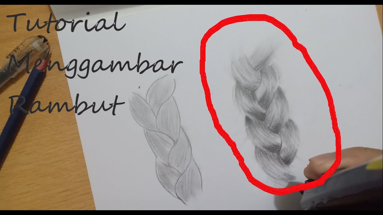 Detail Cara Menggambar Rambut Kepang Nomer 19