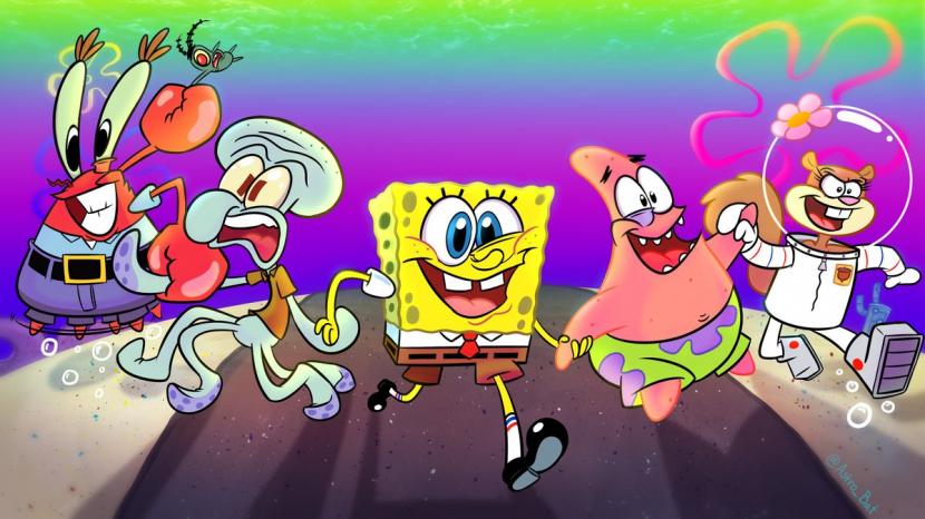 Detail Cara Menggambar Spongebob Dan Kawan Kawan Nomer 32