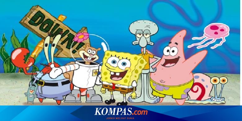 Detail Cara Menggambar Spongebob Dan Kawan Kawan Nomer 46