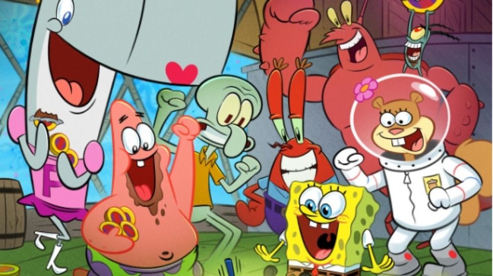 Detail Cara Menggambar Spongebob Dan Kawan Kawan Nomer 49