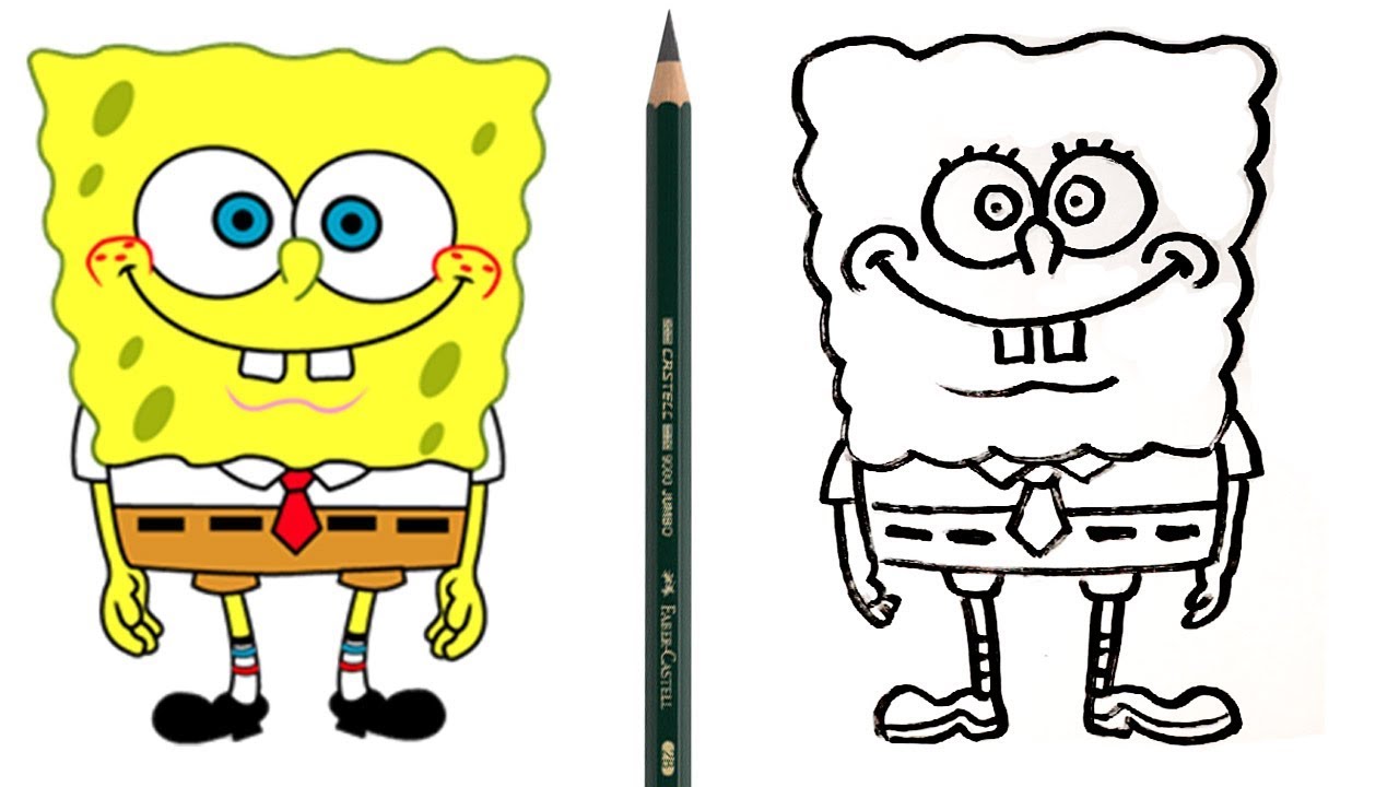 Detail Cara Menggambar Spongebob Dan Kawan Kawan Nomer 8