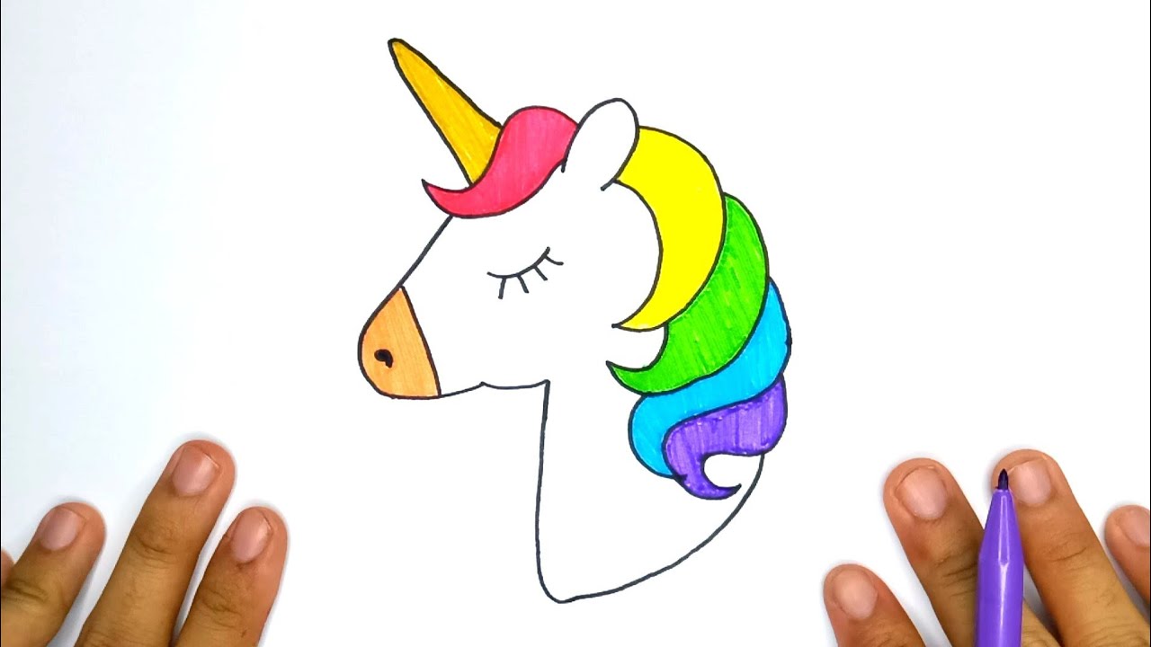 Cara Menggambar Unicorn Dengan Mudah - KibrisPDR