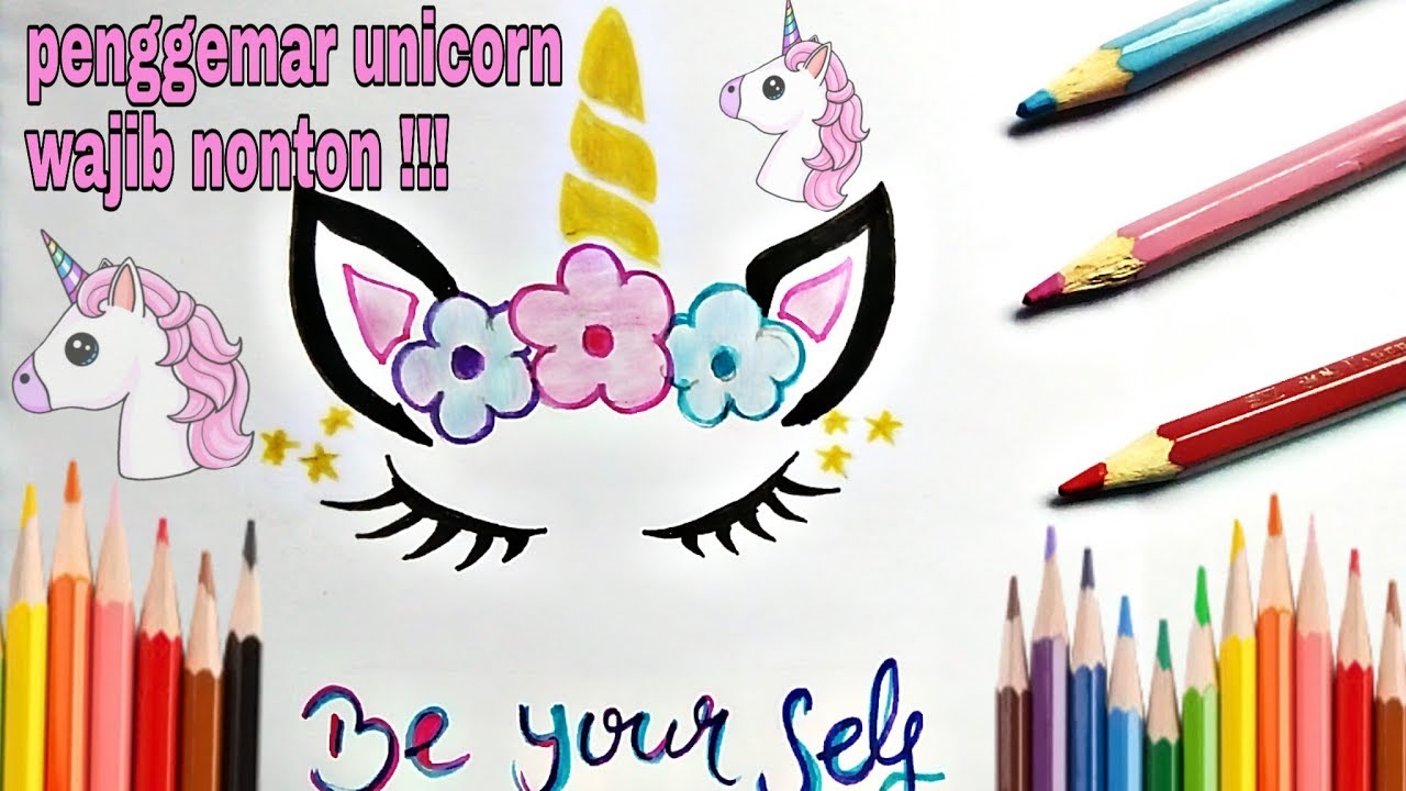 Detail Cara Menggambar Unicorn Dengan Mudah Nomer 14