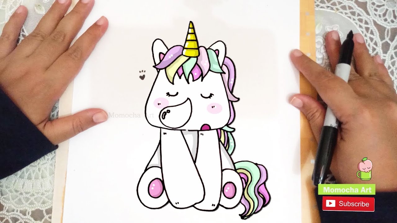 Detail Cara Menggambar Unicorn Dengan Mudah Nomer 16