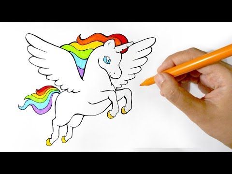 Detail Cara Menggambar Unicorn Dengan Mudah Nomer 21