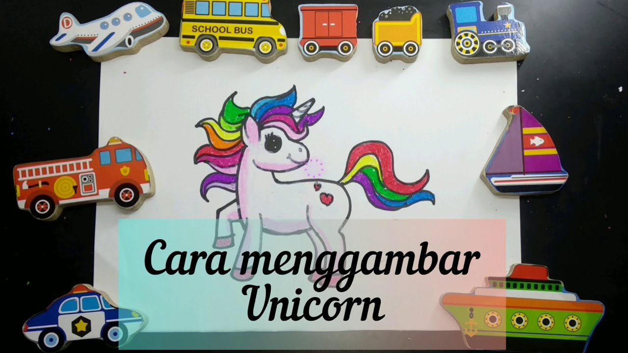 Detail Cara Menggambar Unicorn Dengan Mudah Nomer 58