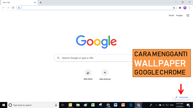 Cara Mengganti Wallpaper Chrome - KibrisPDR