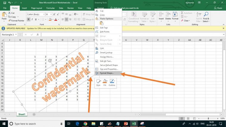 Detail Cara Menghilangkan Background Di Excel Nomer 46