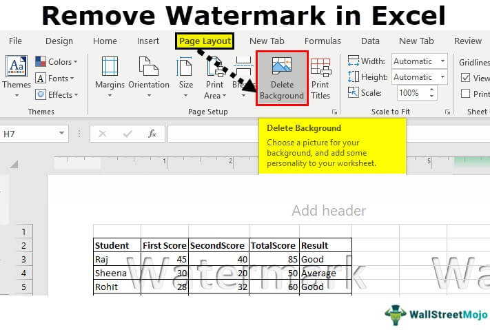 Detail Cara Menghilangkan Background Di Excel Nomer 7