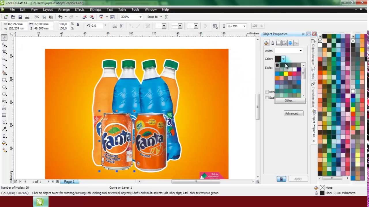 Detail Cara Menghilangkan Background Putih Di Corel Draw X4 Nomer 29