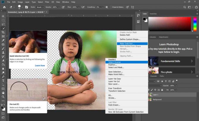 Detail Cara Menghilangkan Background Putih Di Photoshop Cs6 Nomer 4