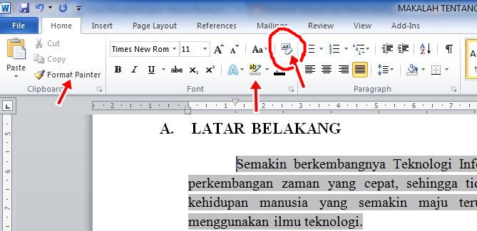 Detail Cara Menghilangkan Background Warna Pada Tulisan Di Word Nomer 6