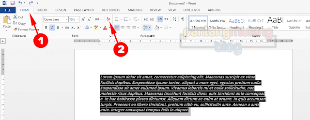 Detail Cara Menghilangkan Background Warna Pada Tulisan Di Word Nomer 8