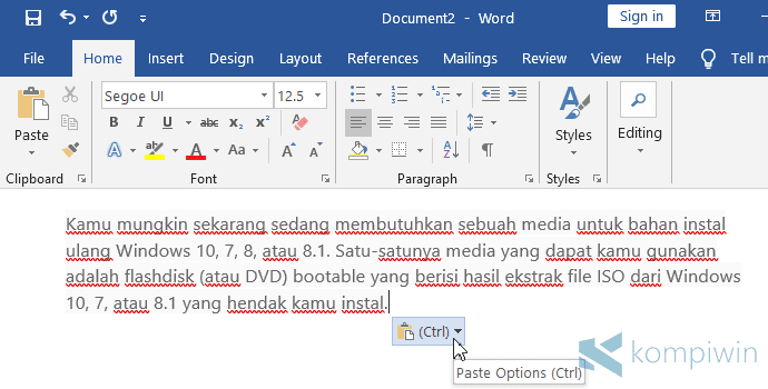 Detail Cara Menghilangkan Warna Dibelakang Tulisan Word Nomer 2