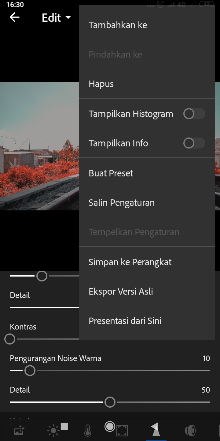 Detail Cara Mengubah Warna Daun Di Lightroom Android Nomer 26