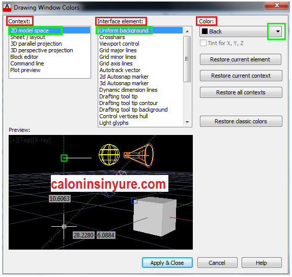 Detail Cara Merubah Background Autocad 2010 Nomer 21