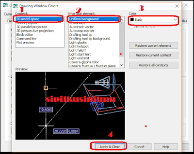 Detail Cara Merubah Background Autocad Menjadi Hitam Nomer 12