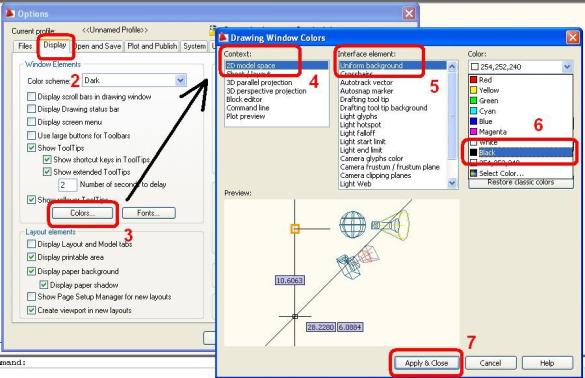 Detail Cara Merubah Background Autocad Menjadi Hitam Nomer 28