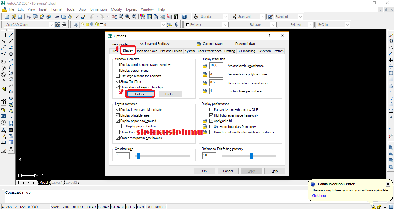 Detail Cara Merubah Tampilan Autocad 2007 Menjadi Hitam Nomer 7