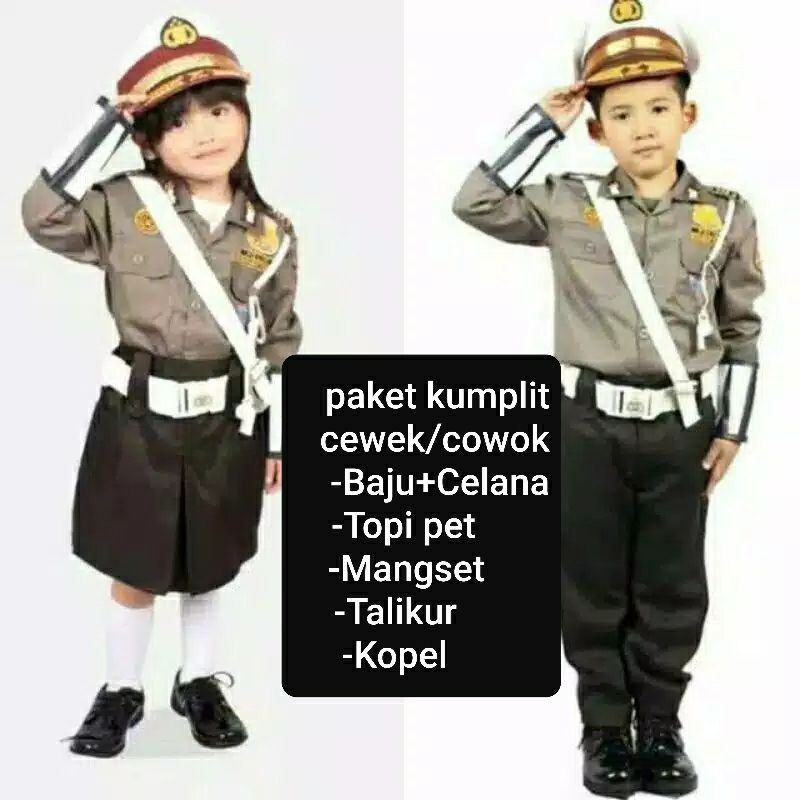 Detail Cara Pakai Baju Polisi Anak Tk Perempuan Nomer 29