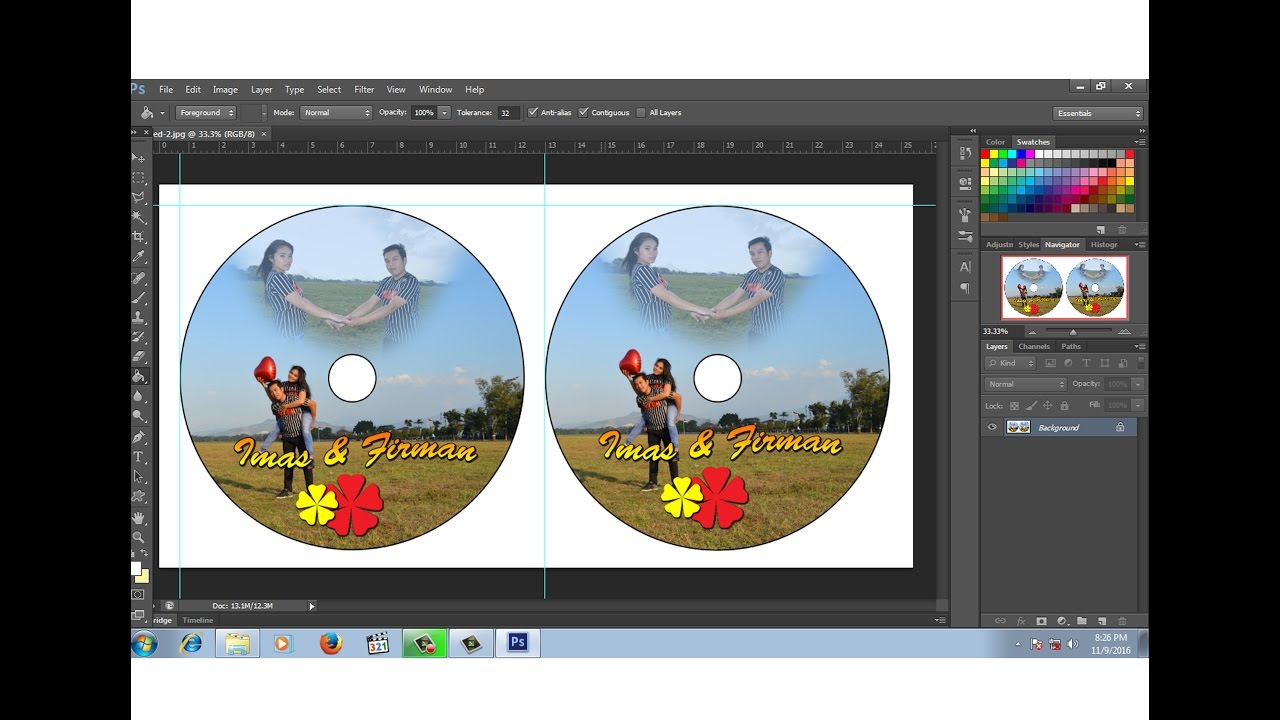 Cara Print Label Cd Dengan Photoshop - KibrisPDR