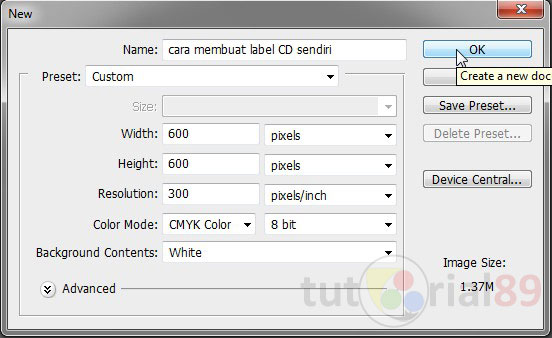 Detail Cara Print Label Cd Dengan Photoshop Nomer 12