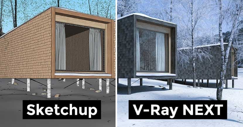 Detail Cara Render Sketchup 2016 Tanpa Vray Nomer 26