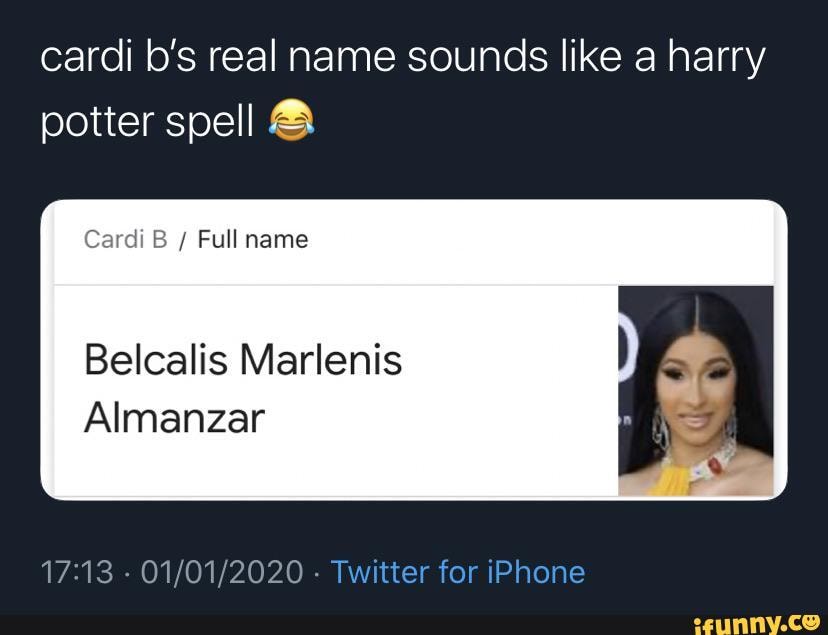 Detail Cardi B Full Name Meme Nomer 14