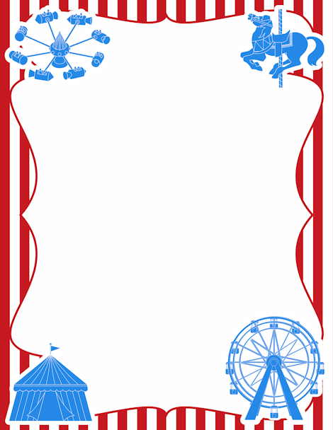 Carnival Clip Art Border - KibrisPDR