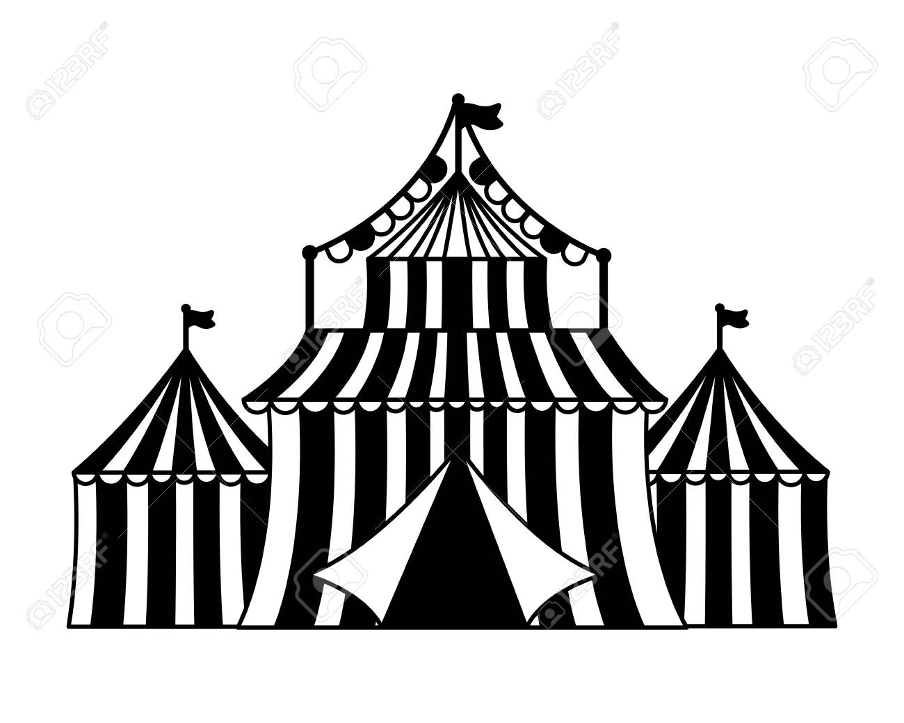 Detail Carnival Tent Vector Nomer 20