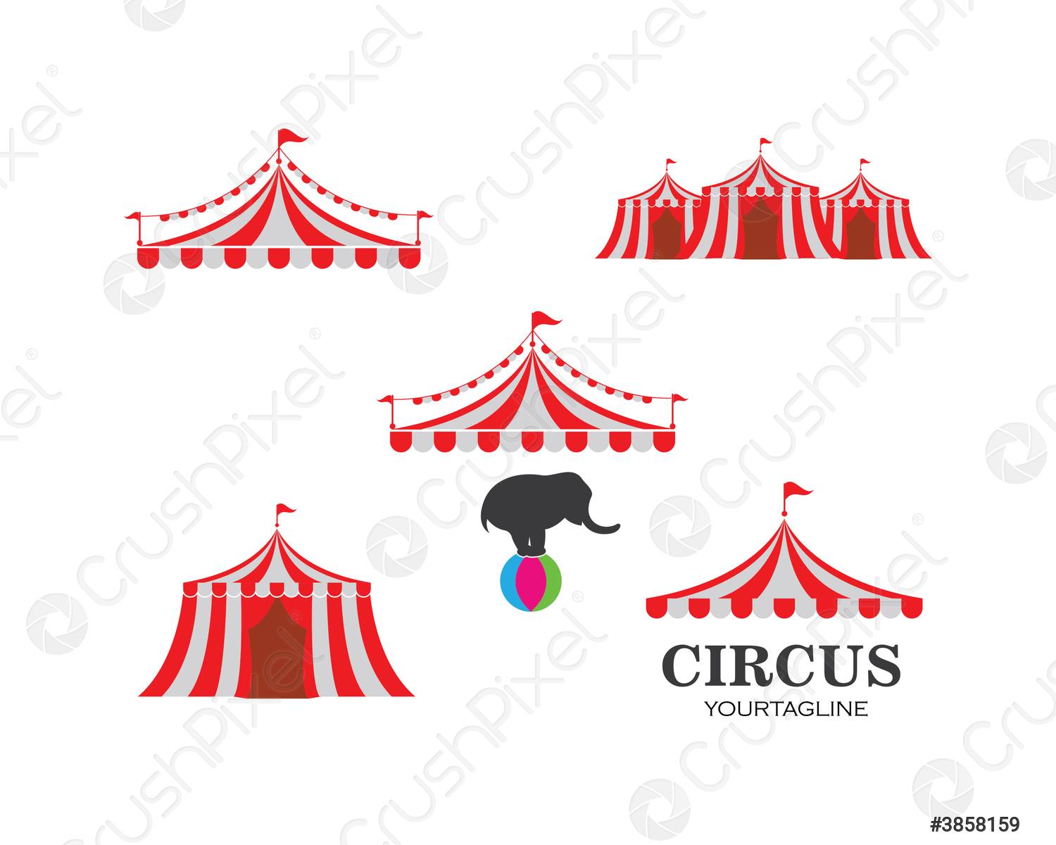 Download Carnival Tent Vector Nomer 50